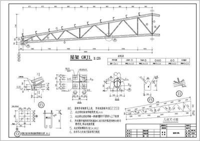 21米跨度鋼屋架施工圖dwg(21米跨度鋼屋架施工圖dwg文件) 結(jié)構(gòu)工業(yè)鋼結(jié)構(gòu)施工 第4張 21米跨度鋼屋架施工圖dwg(21米跨度鋼屋架施工圖dwg文件) 結(jié)構(gòu)工業(yè)鋼結(jié)構(gòu)施工 第4張