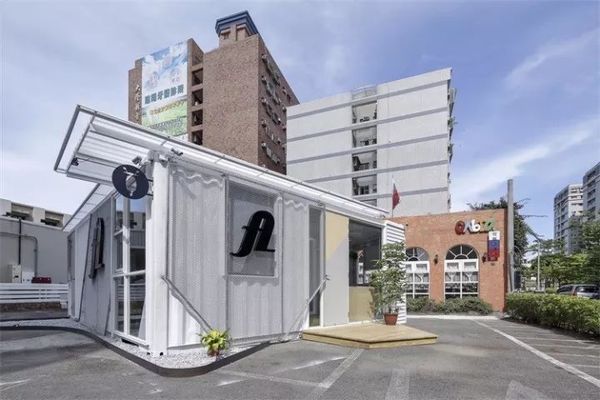 集裝箱鋼架餐廳外觀（集裝箱鋼架餐廳外觀設(shè)計(jì)） 結(jié)構(gòu)工業(yè)裝備設(shè)計(jì) 第1張