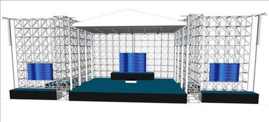 鋼結構舞臺效果圖大全（鋼結構舞臺搭建流程介紹鋼結構舞臺搭建流程介紹）