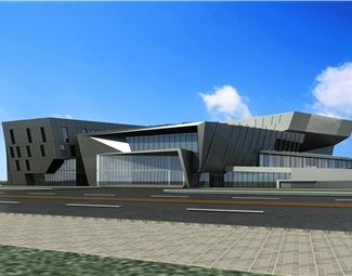 鋼結構展廳外觀效果圖 裝飾家裝施工 第4張 鋼結構展廳外觀效果圖 裝飾家裝施工 第4張
