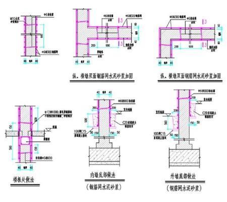 墻體中砌筑鋼筋網片 建筑方案設計 第3張