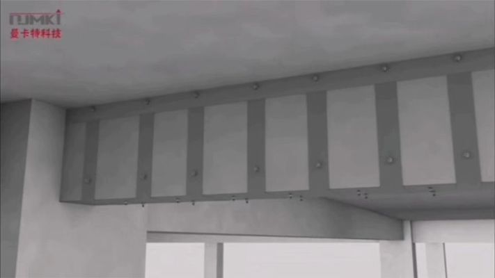 樓板下加鋼梁加固的方法視頻（樓板下加鋼梁加固文字描述步驟，詳細(xì)步驟，供您參考） 鋼結(jié)構(gòu)跳臺設(shè)計(jì) 第5張