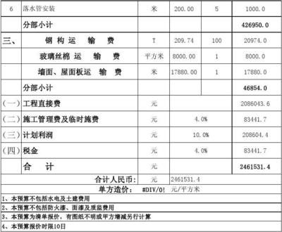 2層鋼結構房子報價單（二層鋼結構房屋報價）