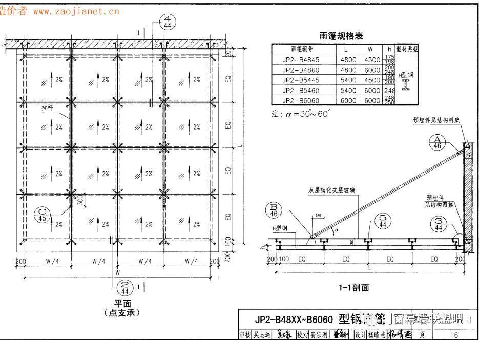 07j205玻璃采光頂圖集（07j205玻璃采光頂圖集是一個重要的設計參考資料） 鋼結構網架設計 第5張