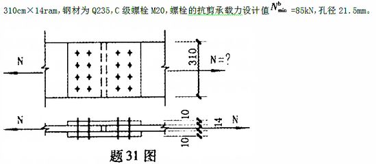 普通螺栓抗剪承載力計(jì)算方法（普通螺栓的抗剪承載力計(jì)算）