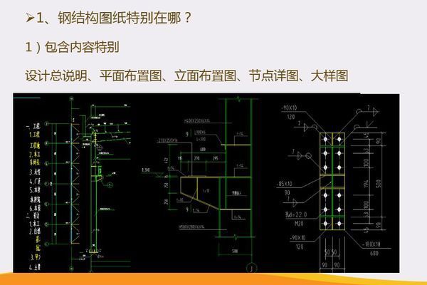 學鋼結構圖紙