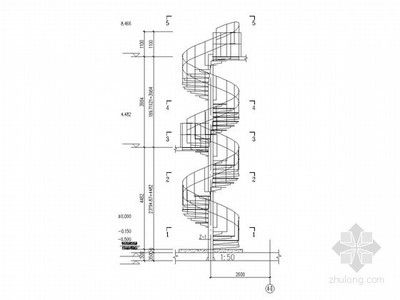 螺旋樓梯立面