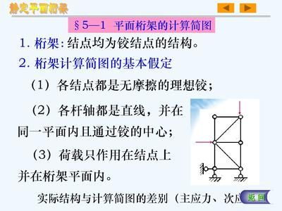 桁架結構的計算假定有哪些（桁架結構的計算假定）