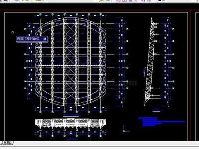 桁架怎么搭建平面圖紙 鋼結構玻璃棧道施工 第5張