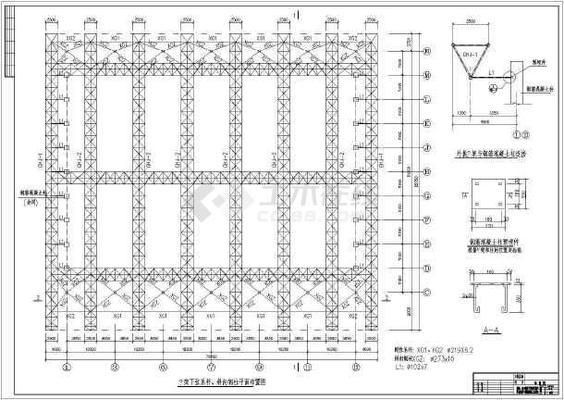 桁架施工圖的主要內容有哪些 結構電力行業設計 第1張