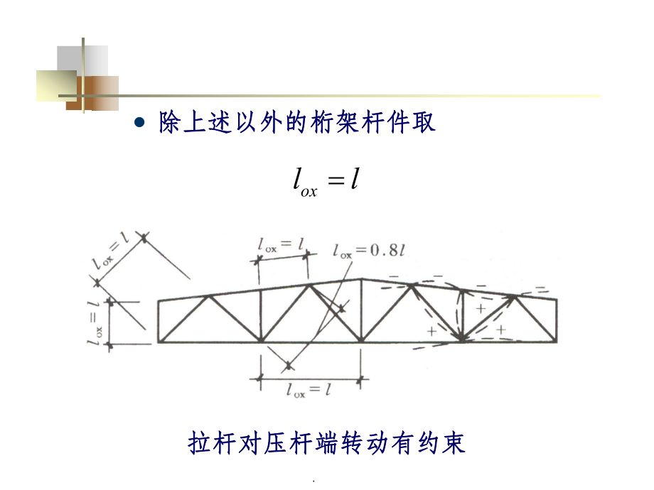 桁架支撐的計算長度（桁架支撐的計算長度是一個復雜的過程） 鋼結構玻璃棧道施工 第5張