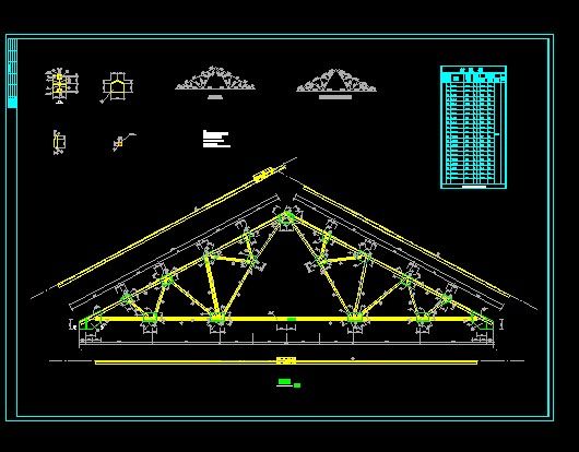 鋼屋架結構圖上下玄（鋼屋架結構圖的介紹） 結構工業裝備設計 第2張
