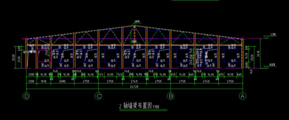 房屋鋼架結構圖怎么畫好看 結構機械鋼結構施工 第2張 房屋鋼架結構圖怎么畫好看 結構機械鋼結構施工 第2張