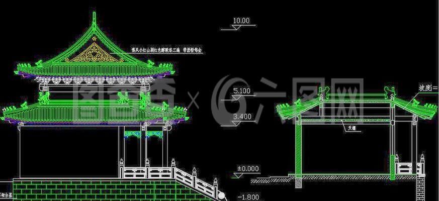 景觀廊架剖面圖片高清（景觀廊架剖面圖片高清圖片） 建筑消防施工 第2張