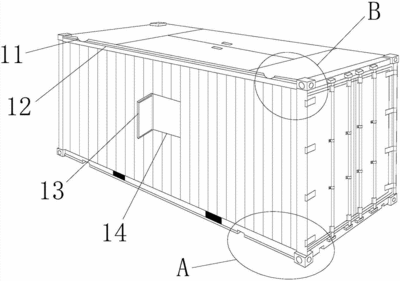 集裝箱箱體結構圖 鋼結構鋼結構停車場施工 第3張