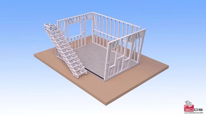 二層鋼結構別墅建造視頻教程 結構機械鋼結構施工 第3張 二層鋼結構別墅建造視頻教程 結構機械鋼結構施工 第3張