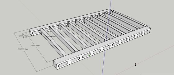 24米跨度用多大工字鋼(24米跨度廠房梁柱結構設計) 建筑方案施工 第4張 24米跨度用多大工字鋼(24米跨度廠房梁柱結構設計) 建筑方案施工 第4張