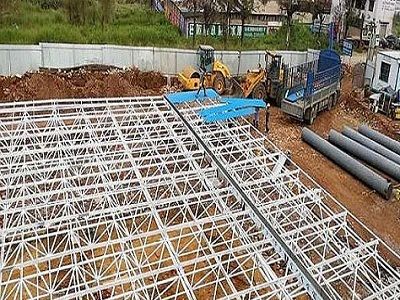 加油站網架怎么組裝圖片 鋼結構跳臺設計 第1張 加油站網架怎么組裝圖片 鋼結構跳臺設計 第1張