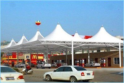 加油站頂棚造價標準(鋼結構頂棚多少錢一平方米) 北京網架設計 第5張 加油站頂棚造價標準(鋼結構頂棚多少錢一平方米) 北京網架設計 第5張