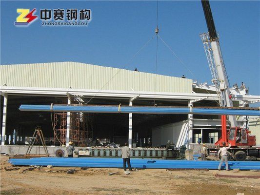 廠房鋼結構安裝施工方案(中轉堆場鋼結構安裝安全注意事項) 結構砌體施工 第2張 廠房鋼結構安裝施工方案(中轉堆場鋼結構安裝安全注意事項) 結構砌體施工 第2張