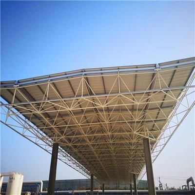 加油站頂棚鋼架圖片(加油站頂棚鋼架施工圖) 鋼結構有限元分析設計 第5張 加油站頂棚鋼架圖片(加油站頂棚鋼架施工圖) 鋼結構有限元分析設計 第5張