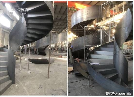 家庭鋼結構樓梯做法圖解（家庭鋼結構樓梯的基本做法） 鋼結構鋼結構螺旋樓梯設計 第3張