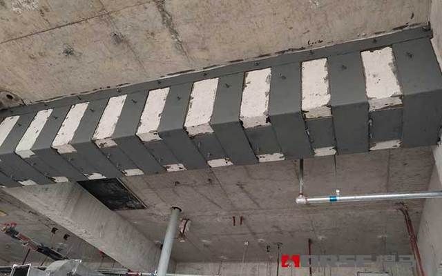 梁粘貼鋼板加固的施工流程（梁底粘貼鋼板加固施工流程）