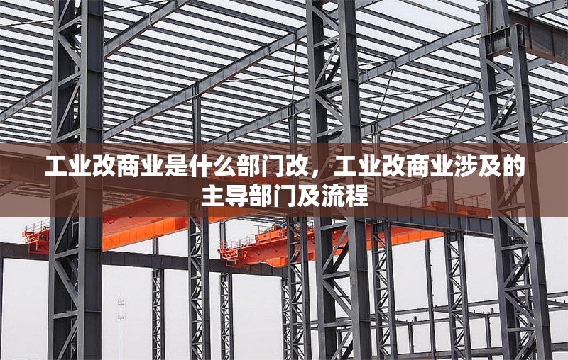 工業改商業是什么部門改，工業改商業涉及的主導部門及流程 行業新聞 第1張