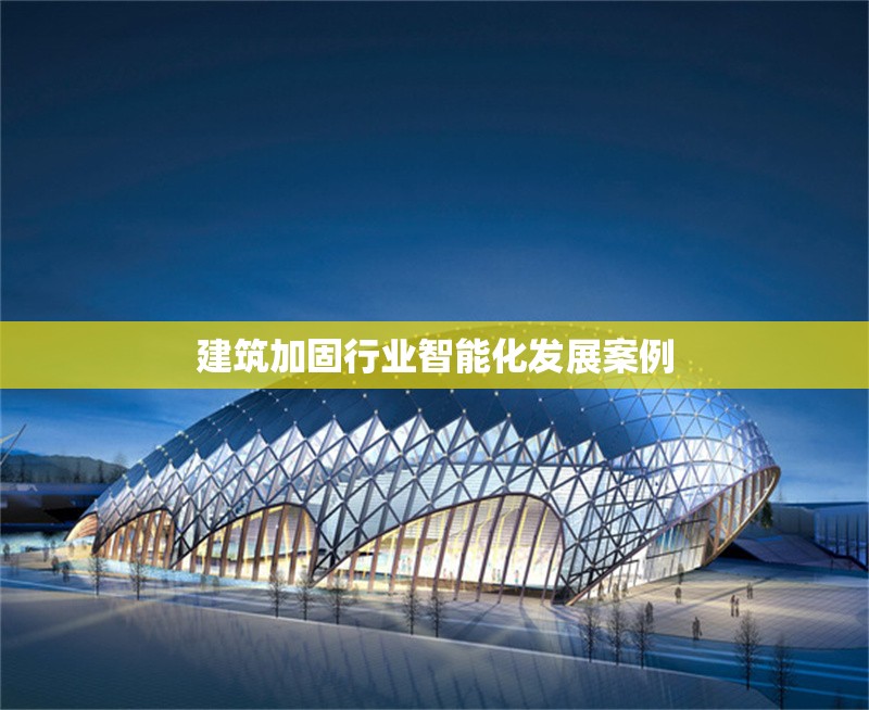 建筑加固行業(yè)智能化發(fā)展案例 行業(yè)新聞 第1張