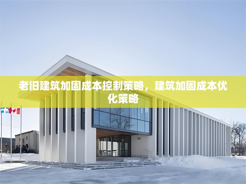 老舊建筑加固成本控制策略，建筑加固成本優化策略