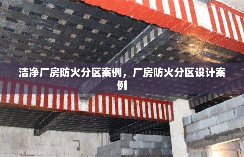 潔凈廠房防火分區(qū)案例，廠房防火分區(qū)設(shè)計(jì)案例