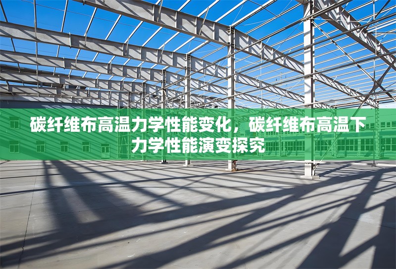 碳纖維布高溫力學(xué)性能變化，碳纖維布高溫下力學(xué)性能演變探究 行業(yè)新聞 第6張