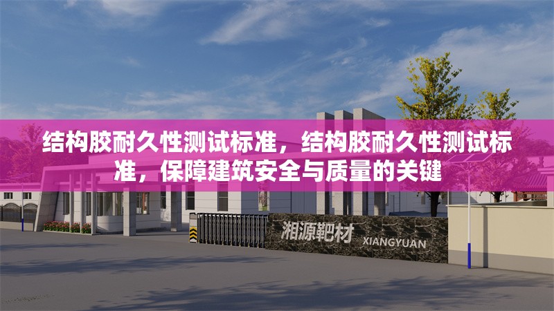 結構膠耐久性測試標準，結構膠耐久性測試標準，保障建筑安全與質量的關鍵