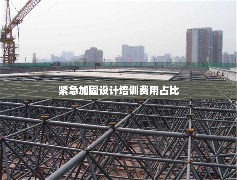 緊急加固設計培訓費用占比