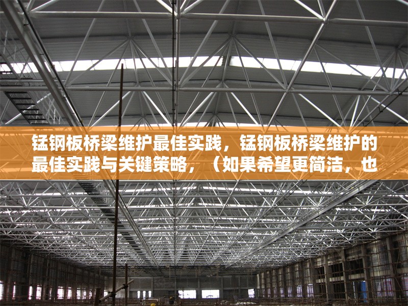 錳鋼板橋梁維護最佳實踐，錳鋼板橋梁維護的最佳實踐與關鍵策略，（如果希望更簡潔，也可以調整為，錳鋼板橋梁維護最佳實踐指南） 行業新聞 第1張