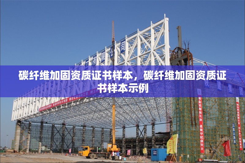 碳纖維加固資質(zhì)證書樣本，碳纖維加固資質(zhì)證書樣本示例 行業(yè)新聞 第1張