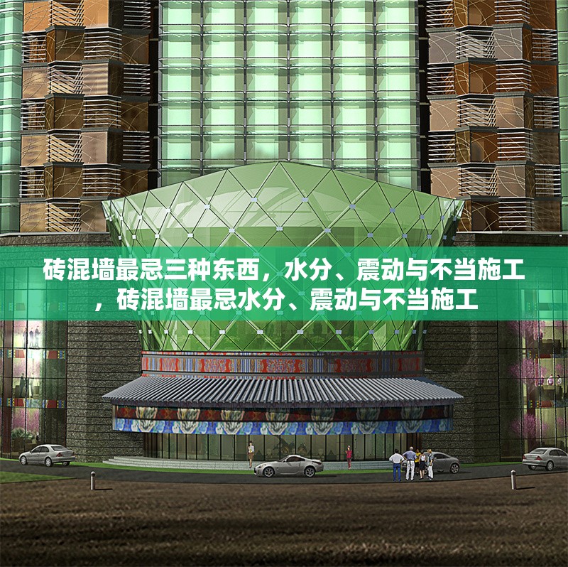 磚混墻最忌三種東西，水分、震動與不當施工，磚混墻最忌水分、震動與不當施工