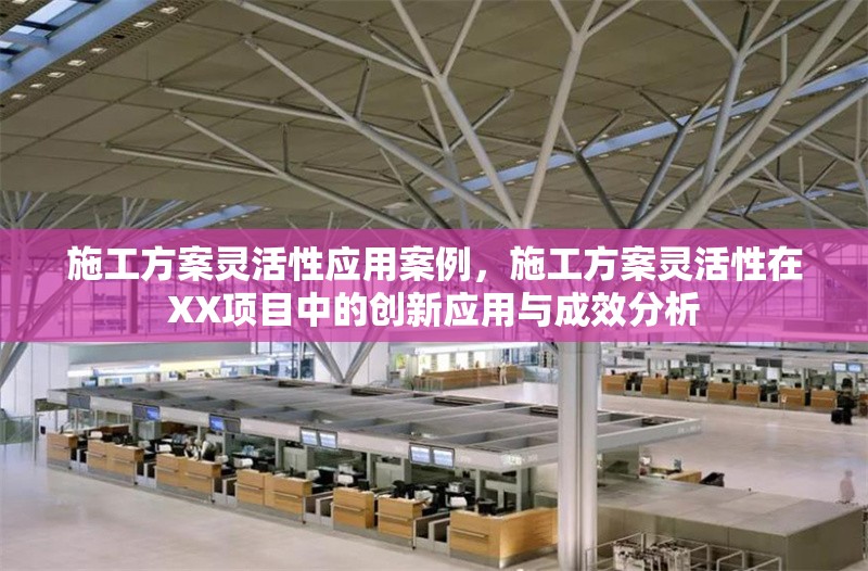 施工方案靈活性應用案例，施工方案靈活性在XX項目中的創新應用與成效分析