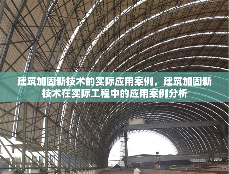 建筑加固新技術的實際應用案例，建筑加固新技術在實際工程中的應用案例分析