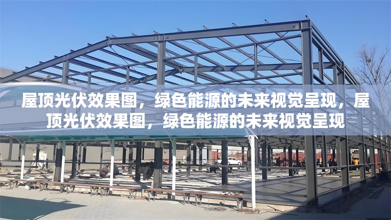 屋頂光伏效果圖，綠色能源的未來視覺呈現(xiàn)，屋頂光伏效果圖，綠色能源的未來視覺呈現(xiàn)