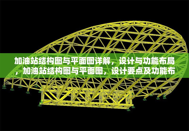 加油站結構圖與平面圖詳解，設計與功能布局，加油站結構圖與平面圖，設計要點及功能布局全解析