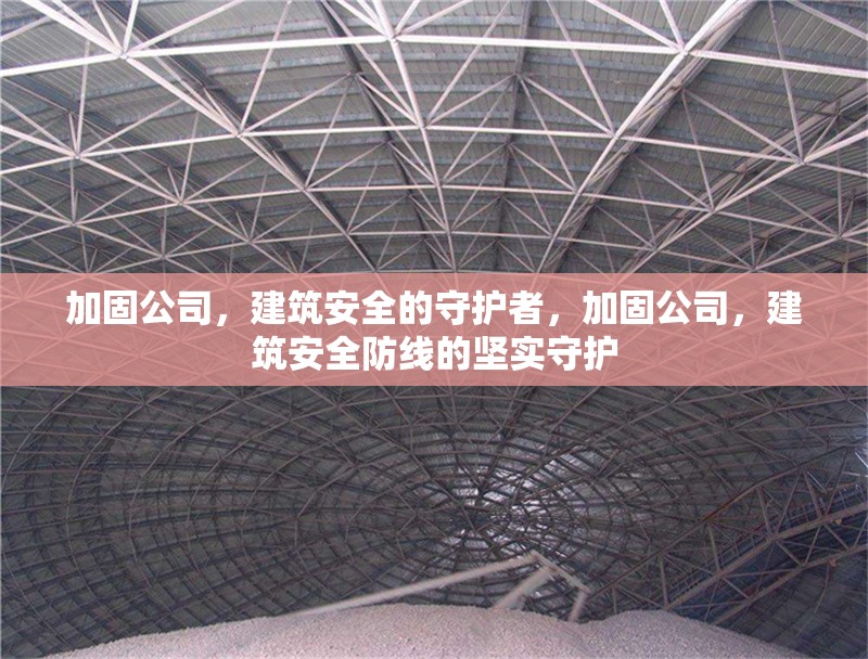 加固公司，建筑安全的守護者，加固公司，建筑安全防線的堅實守護 行業新聞