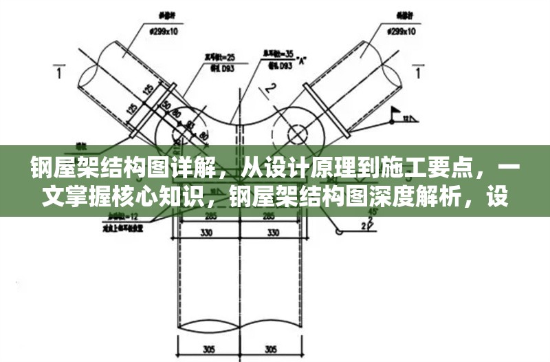 鋼屋架結構圖詳解，從設計原理到施工要點，一文掌握核心知識，鋼屋架結構圖深度解析，設計原理與施工要點全