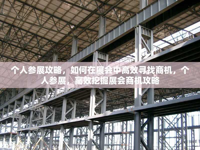 個人參展攻略，如何在展會中高效尋找商機(jī)，個人參展，高效挖掘展會商機(jī)攻略 行業(yè)新聞
