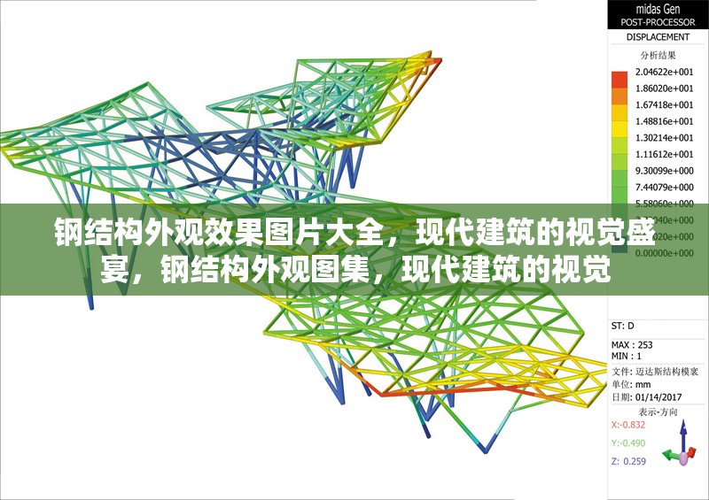 鋼結構外觀效果圖片大全，現代建筑的視覺盛宴，鋼結構外觀圖集，現代建筑的視覺
